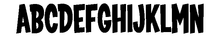 Typography of Coop Bold Font LOWERCASE