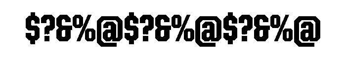United Sans Condensed Heavy Font OTHER CHARS