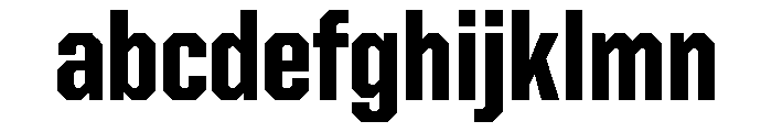 United Sans Condensed Heavy Font LOWERCASE