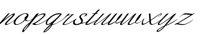 Voladro-ExpandedItalic Font LOWERCASE