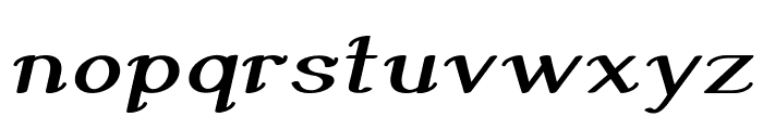 Wiggle-ExpandedRegular Font LOWERCASE