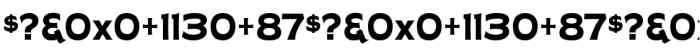 Workhorse Regular Font OTHER CHARS