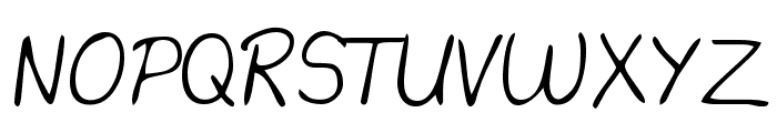 YancysHand Regular Font UPPERCASE