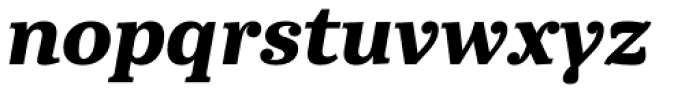 Abelard Extrabold Italic Font LOWERCASE