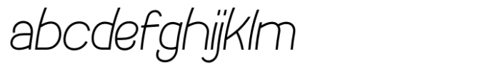 Abrundo Thin Italic FONT