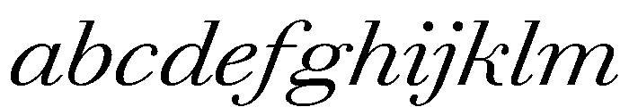 AgathaItalicVAR ExpandedItalic Instance FONT