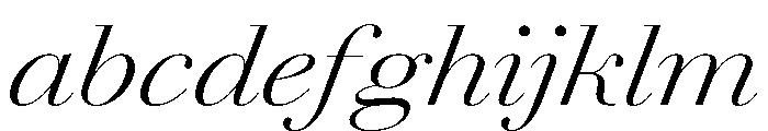 AgathaItalicVAR ExpandedLightContrastItalic Instance FONT