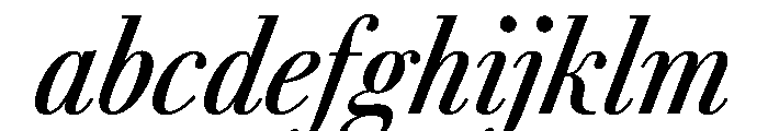 AgathaItalicVAR ExtraCondensedMediumItalic Instance 492a1a8b FONT
