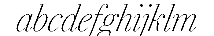 AgathaItalicVAR ExtraCondensedThinContrastItalic Instance B9c1b256 FONT