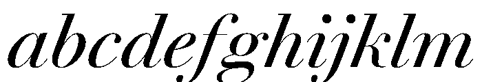 AgathaItalicVAR MediumContrastItalic Instance FONT