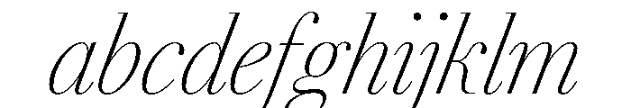 AmazoniaItalicVAR ExtraCondensedThinContrastItalic Instance FONT