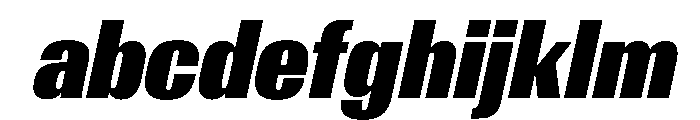 AntarcticaVAR ExtraCondensedBlackItalicContrast Instance FONT