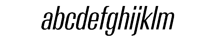 AntarcticaVAR ExtraCondensedBookItalicContrast Instance FONT