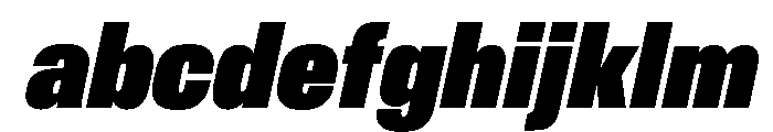 AntarcticaVAR ExtraCondensedExtraBlackItalic Instance FONT