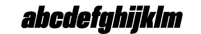 AntarcticaVAR UltraCondensedBlackItalic Instance FONT