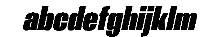 AntarcticaVAR UltraCondensedBlackItalicContrast Instance FONT