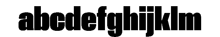 AntarcticaVAR UltraCondensedExtraBlackContrast Instance FONT