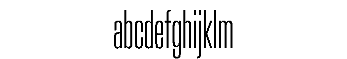 AntarcticaVAR UltraCondensedExtraLight Instance FONT