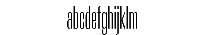 AntarcticaVAR UltraCondensedExtraLightContrast Instance FONT