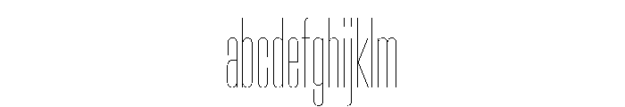 AntarcticaVAR UltraCondensedHairlineContrast Instance FONT