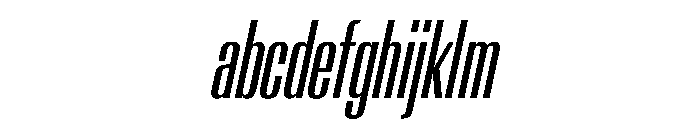 AntarcticaVAR UltraCondensedItalicContrast Instance FONT