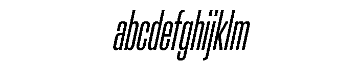 AntarcticaVAR UltraCondensedLightItalic Instance FONT