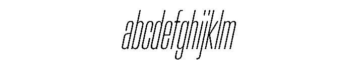 AntarcticaVAR UltraCondensedThinItalic Instance FONT