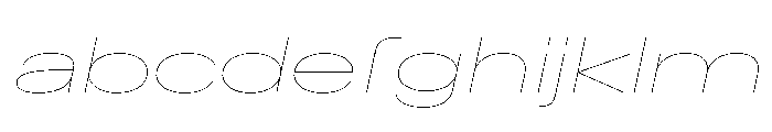 AntarcticaVAR UltraExpandedHairlineItalicContrast Instance FONT