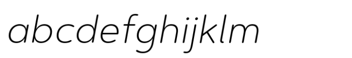 Artegra Soft ExtraLight Italic FONT