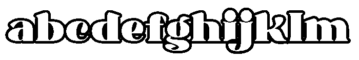 Astoria heavy Outline 2 FONT