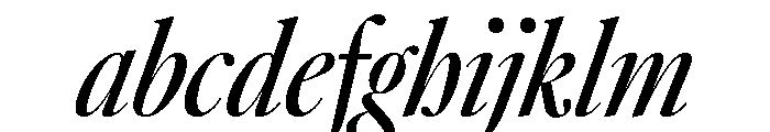 AtacamaItalicVAR ExtraCondensedMediumContrastItalic Instance FONT