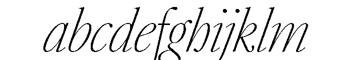AtacamaItalicVAR ExtraCondensedThinContrastItalic Instance D48934b4 FONT