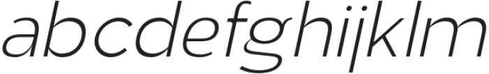 Aukim Light Italic otf (300) FONT