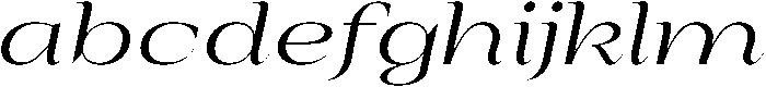 Auralic Variable Semi Expanded Italic ttf (400) FONT