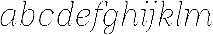 Auralic Variable Thin Condensed Italic ttf (100) FONT