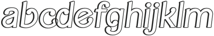 Barby Rounded Shadow Italic otf (400) FONT