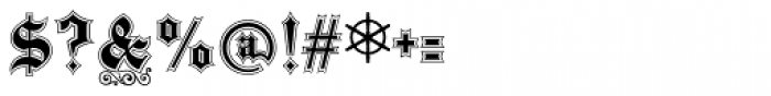 Black Pearl Font OTHER CHARS