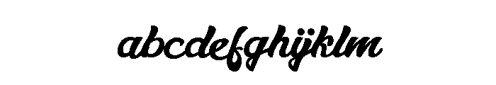Bowlist PERSONAL USE ONLY Scrip FONT