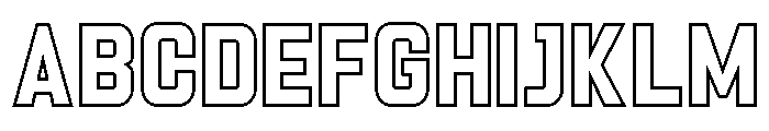 Brotesque Hollow Hollow FONT