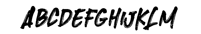Brush Heats FONT