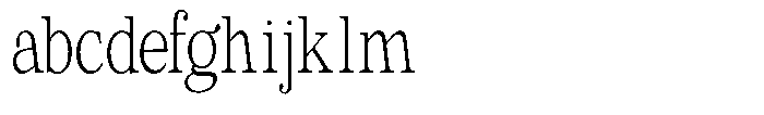 Calgine Serif Variable Calgine Serif Extra Light Condensed FONT