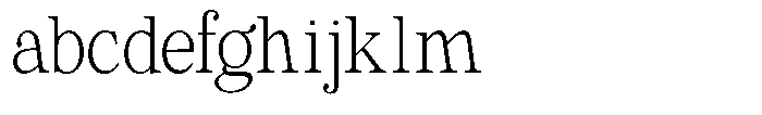 Calgine Serif Variable Calgine Serif Extra Light Semi Condensed FONT
