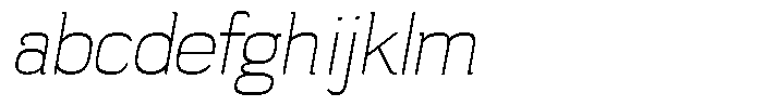 Campesina Thin Oblique FONT