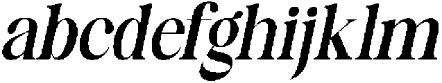 Celima Bold Extra Condensed Slanted otf (700) FONT