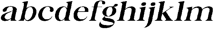 Celima Bold Extra Expanded Slanted otf (700) FONT