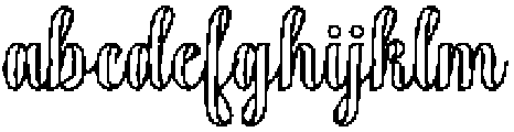 Chocolate Strawberry Outline Bold 4 Regular otf (700) FONT
