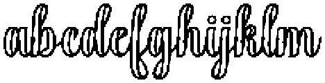 Chocolate Strawberry Outline Bold 6 Regular otf (700) FONT