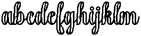 Chocolate Strawberry Outline Bold 8 Regular otf (700) FONT