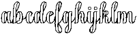 Chocolate Strawberry Outline Bold Regular otf (700) FONT