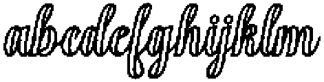 Chocolate Strawberry Outline Bold Slant 8 Regular otf (700) FONT